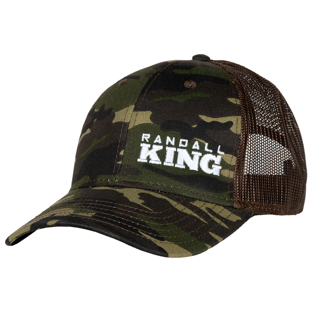baseball hat-army camo/brown-"Randall King"
