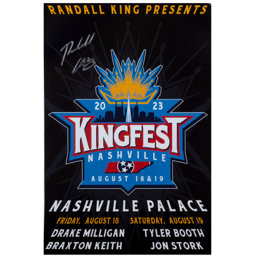2023 Kingfest Nashville Autographed Poster