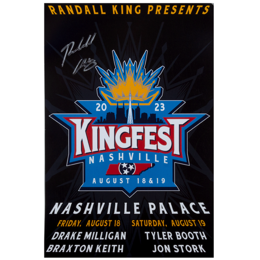 2023 Kingfest Nashville Autographed Poster