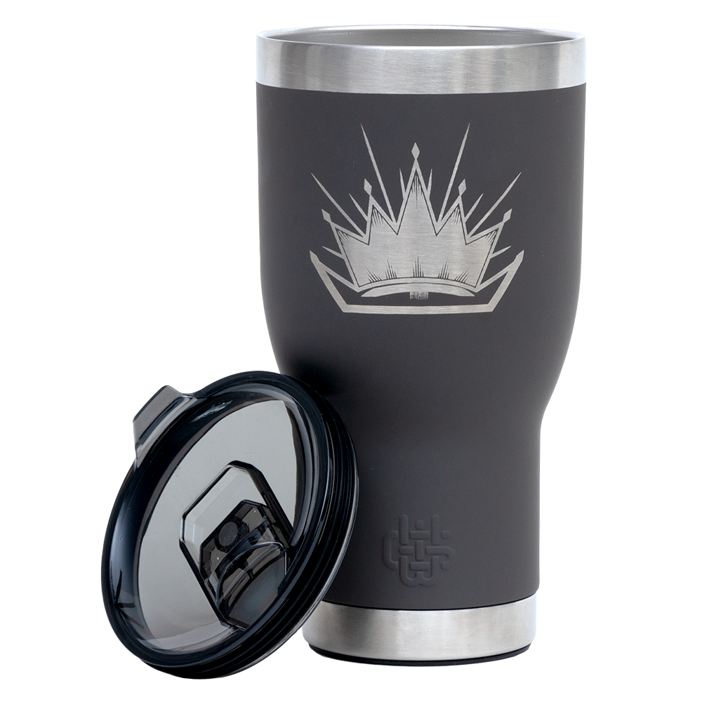 30 oz Tumbler with Bottle Opener ( Grey )
