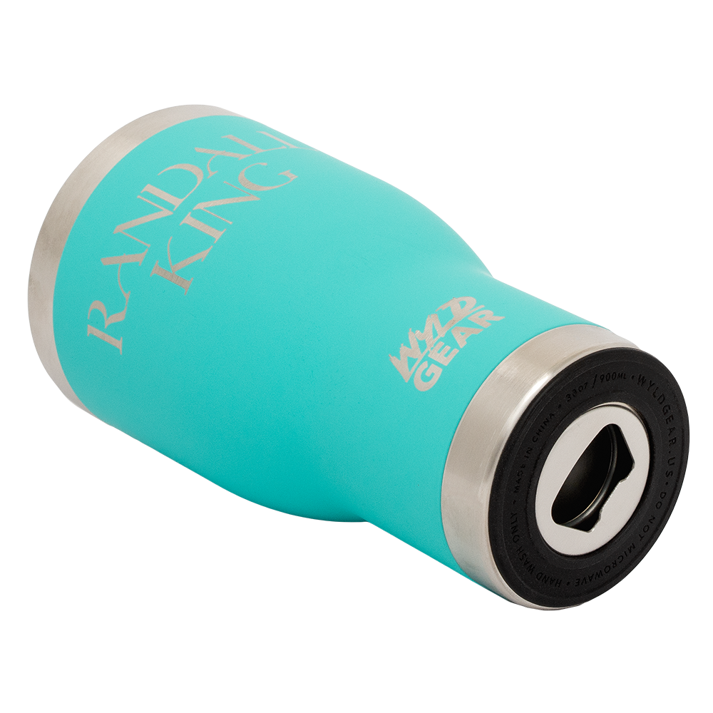 30 oz Tumbler with Bottle Opener ( Turquoise )