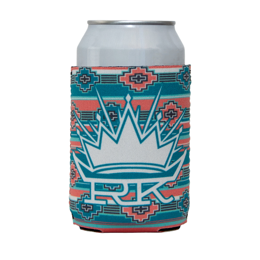 can cooler-RK crown logo and aztec designs