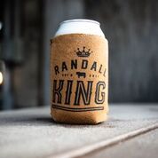 can cooler-leather-"Randall King" crown logo