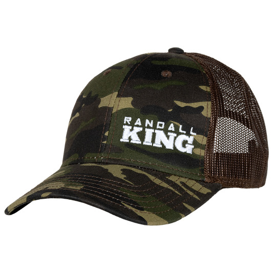 baseball hat-army camo/brown-"Randall King"