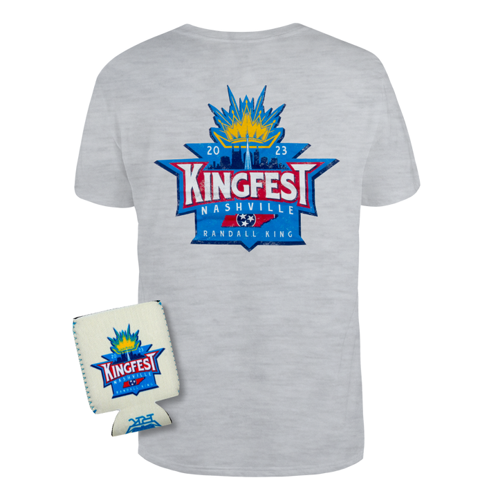 2023 Kingfest Nashville Tee   **( Free Can Cooler )**