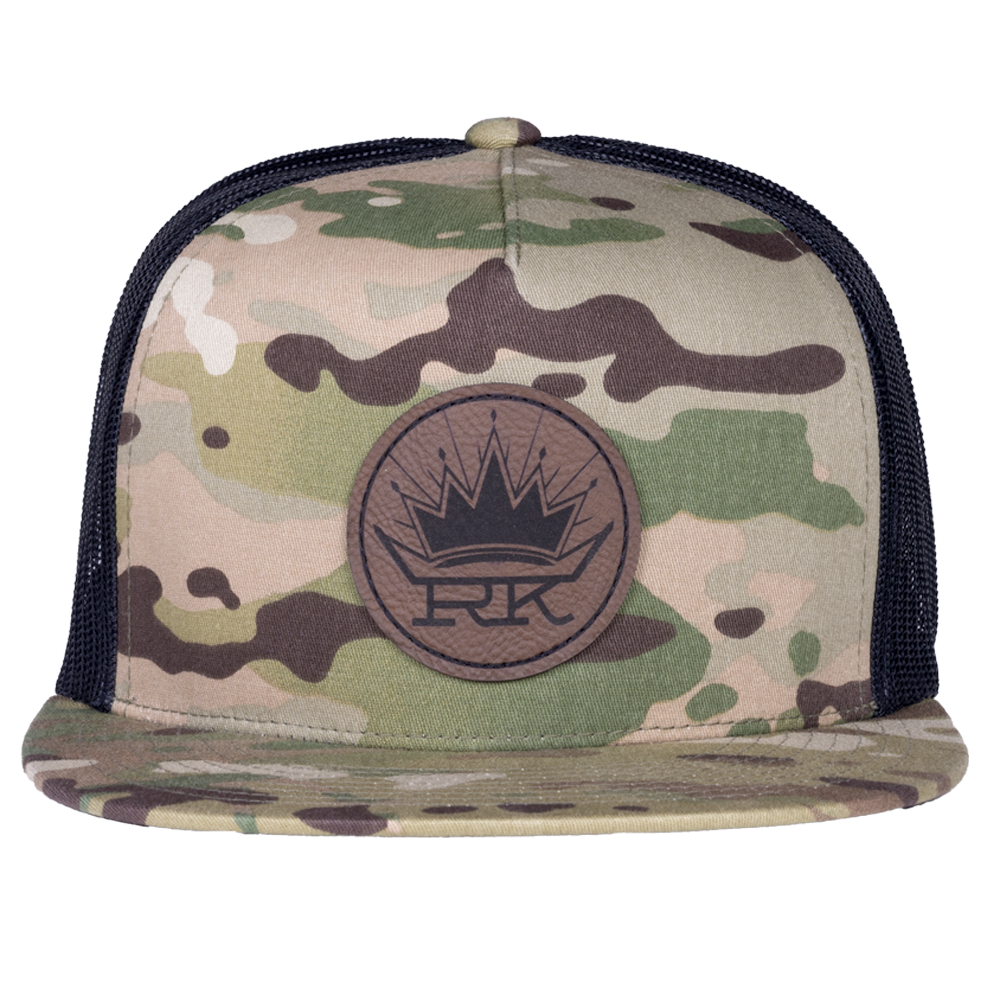 Camo Brown Patch Hat