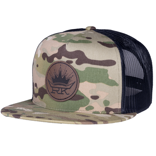 Camo Brown Patch Hat